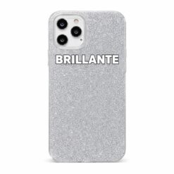 Coque GLITZERA Paillettes BRILLANTE SILVER iPhone 16E / 17E
