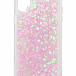 Coque Paillette Coeur Rose iPhone 13 Mini / 12 Mini