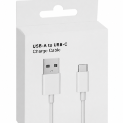 Câble Blanc USB-C vers USB-A 2M avec boite